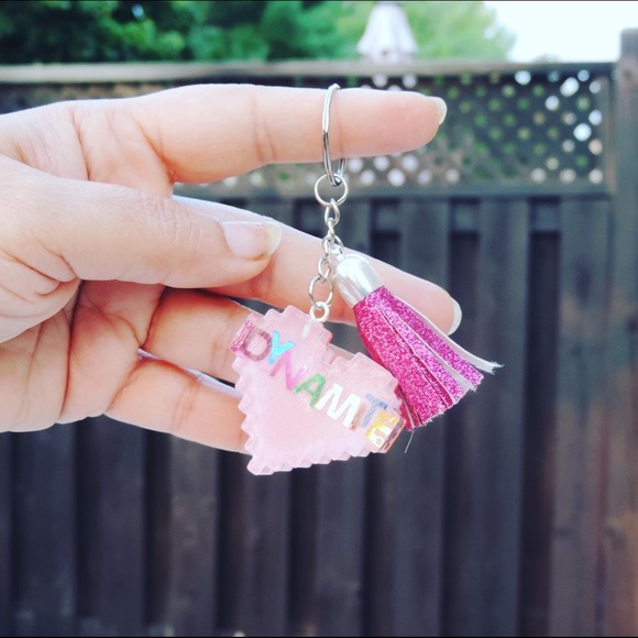 BTS Resin Keyring - Picture 1 of 1